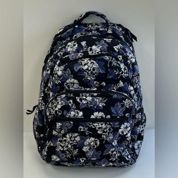 Vera Bradley Handbags - Vera Bradley Frosted Floral Essential Backpack Large Quilted laptop Book Bag